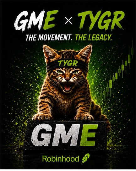 Tygr__Hood's tweet photo. GME is one of the biggest topics on robinhood 
What’s the easiest way to earn $GME? 
Hold $TYGR https://t.co/b88pcOkKe4
