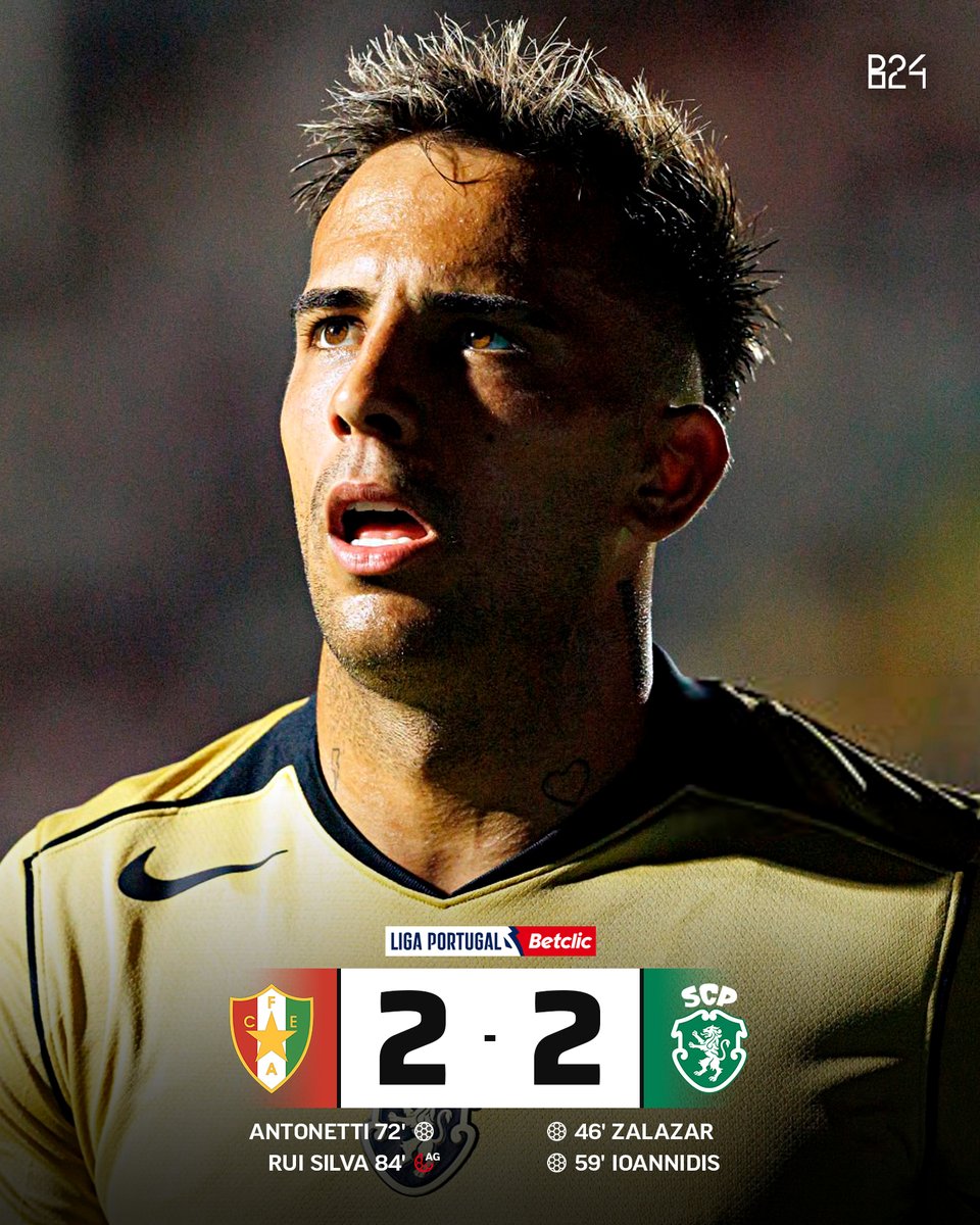 B24PT's tweet photo. Sporting começa com empate. https://t.co/VK6EQgvKwJ