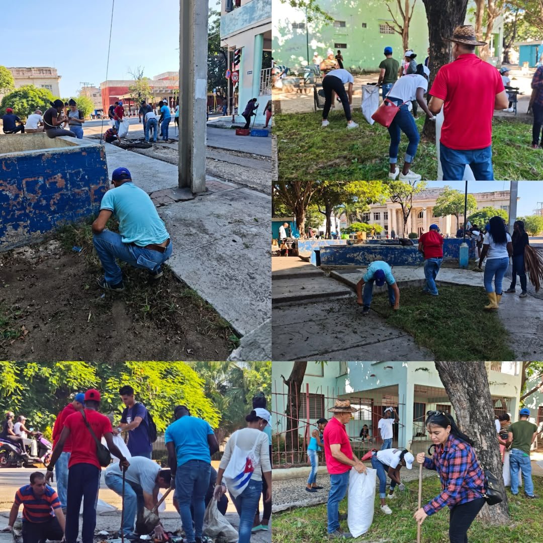 IzquierdoAlons1's tweet photo. Colectivos laborales y la población participando en Centro Habana, en la limpieza y recogida de desechos sólidos, por una ciudad limpia y embellecida.
#LaHabanaViveEnMí https://t.co/5g8xeUUzD5