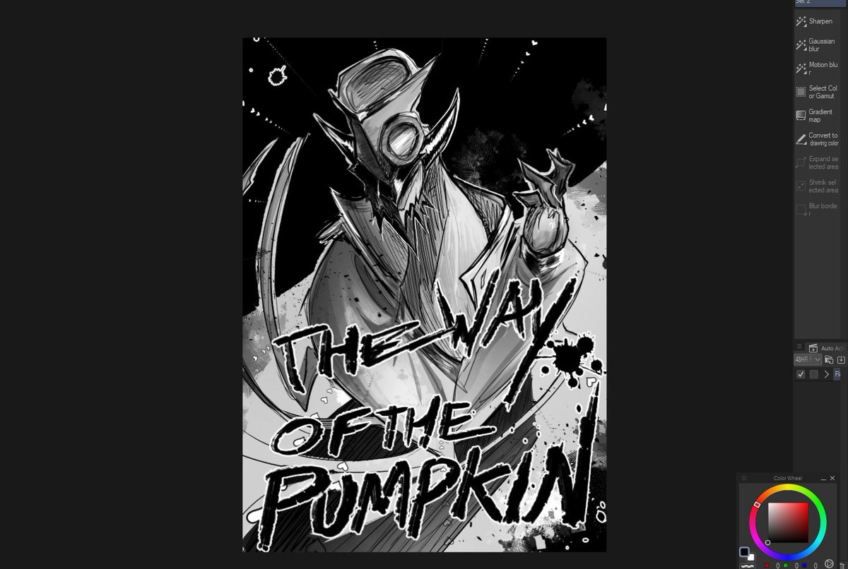 InterTenare's tweet photo. Bonus illustration for this week!
Page 14 is OUT! Check it out on the website. Something is brewing, and this horned, be-hatted figure stirs... 🎃🏴‍☠️ https://t.co/jvJgnceRzB