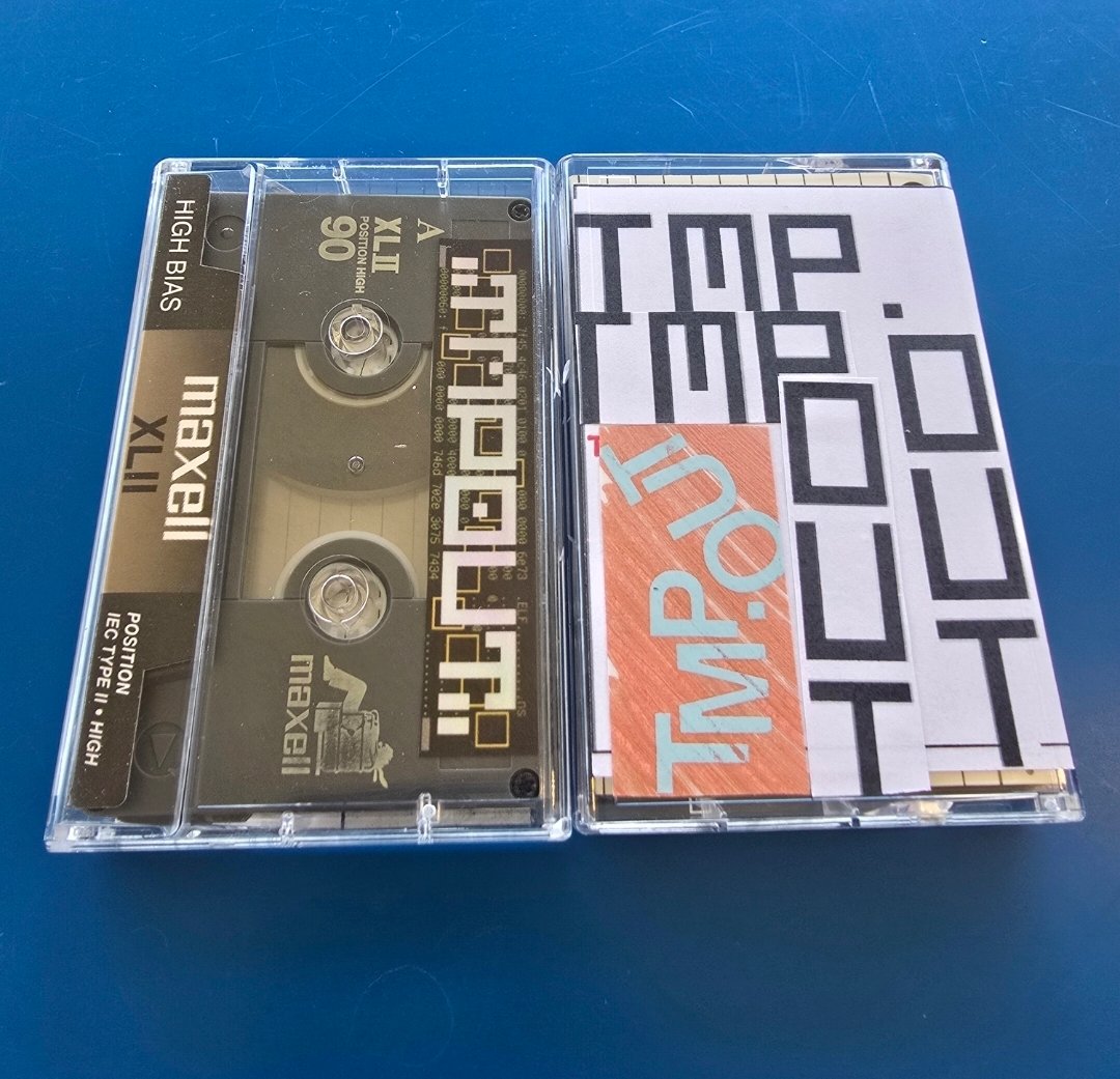netspooky's tweet photo. Goal: Find the secret tape

5 @tmpout 5 promo tapes are being placed in random locations around defcon. It contains the tmp.0ut 5 mix by blotter. Release next week :) https://t.co/YI3O3EFQmf