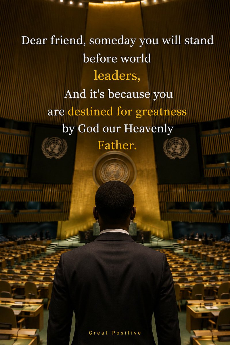 Kingpositive001's tweet photo. You will stand before world leaders.
#God #BelieverinChrist #motivation #inspiration #KINGPOSITIVESERIES https://t.co/SpzqhstNES