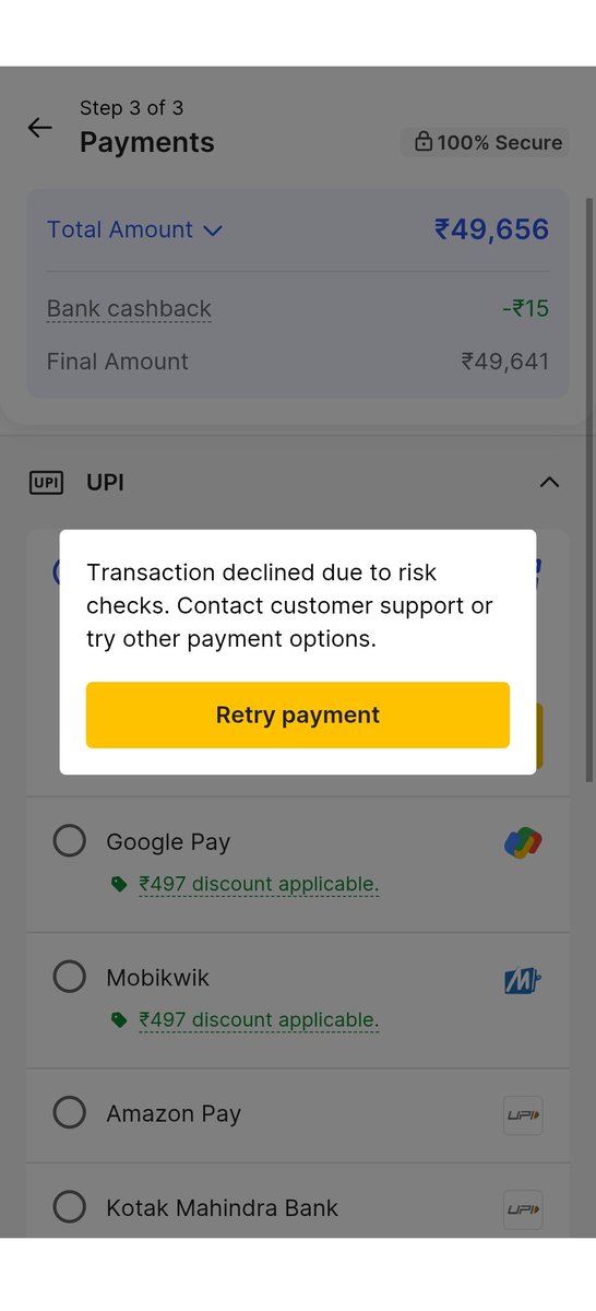 nikh1591's tweet photo. You and your team are liar they say that the issue is resolved but the problem is still there I have not received any help please help me to solve this @flipkartsupport https://t.co/MKaAUBz9MK