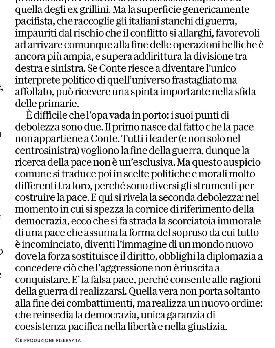 laramps's tweet photo. Quello Che@giuseppeconte non capisce: non esiste pace senza giustizia

(Dall’editoriale di Ezio Mauro) https://t.co/E5PDMTqSjp