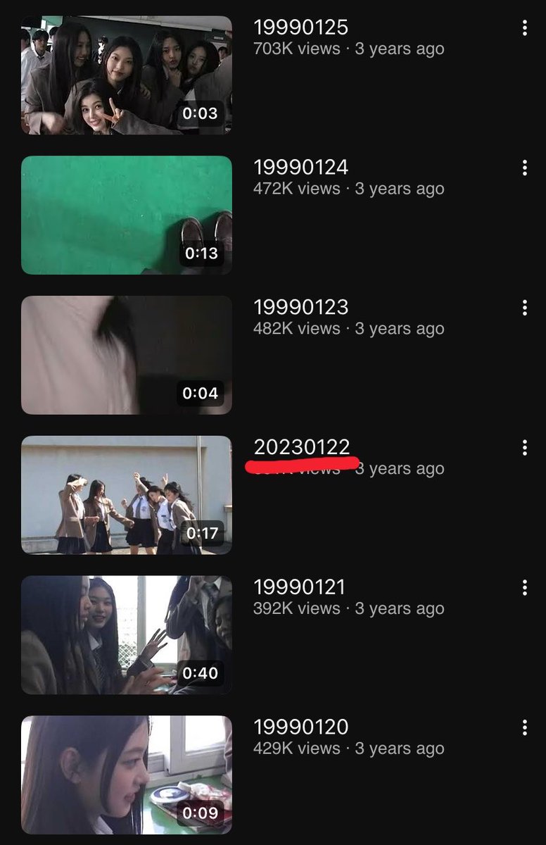 kurenaay's tweet photo. i was rewatching ban heeso video tapes and noticed that the dates are in order taking place in 1998 and 1999 but theres also videos with the date 2023 and then go back to 1998/99… maybe newjeans do travel to portals and it all began in ditto https://t.co/TEQFrdazdl