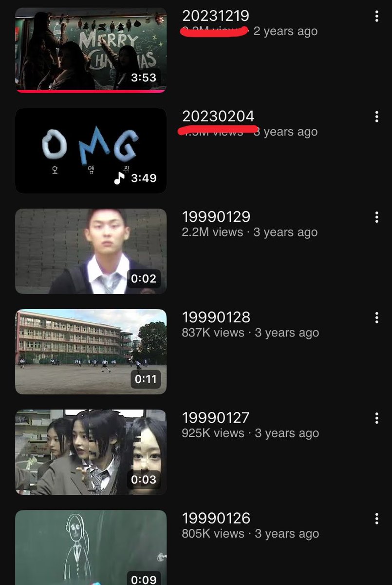 kurenaay's tweet photo. i was rewatching ban heeso video tapes and noticed that the dates are in order taking place in 1998 and 1999 but theres also videos with the date 2023 and then go back to 1998/99… maybe newjeans do travel to portals and it all began in ditto https://t.co/TEQFrdazdl