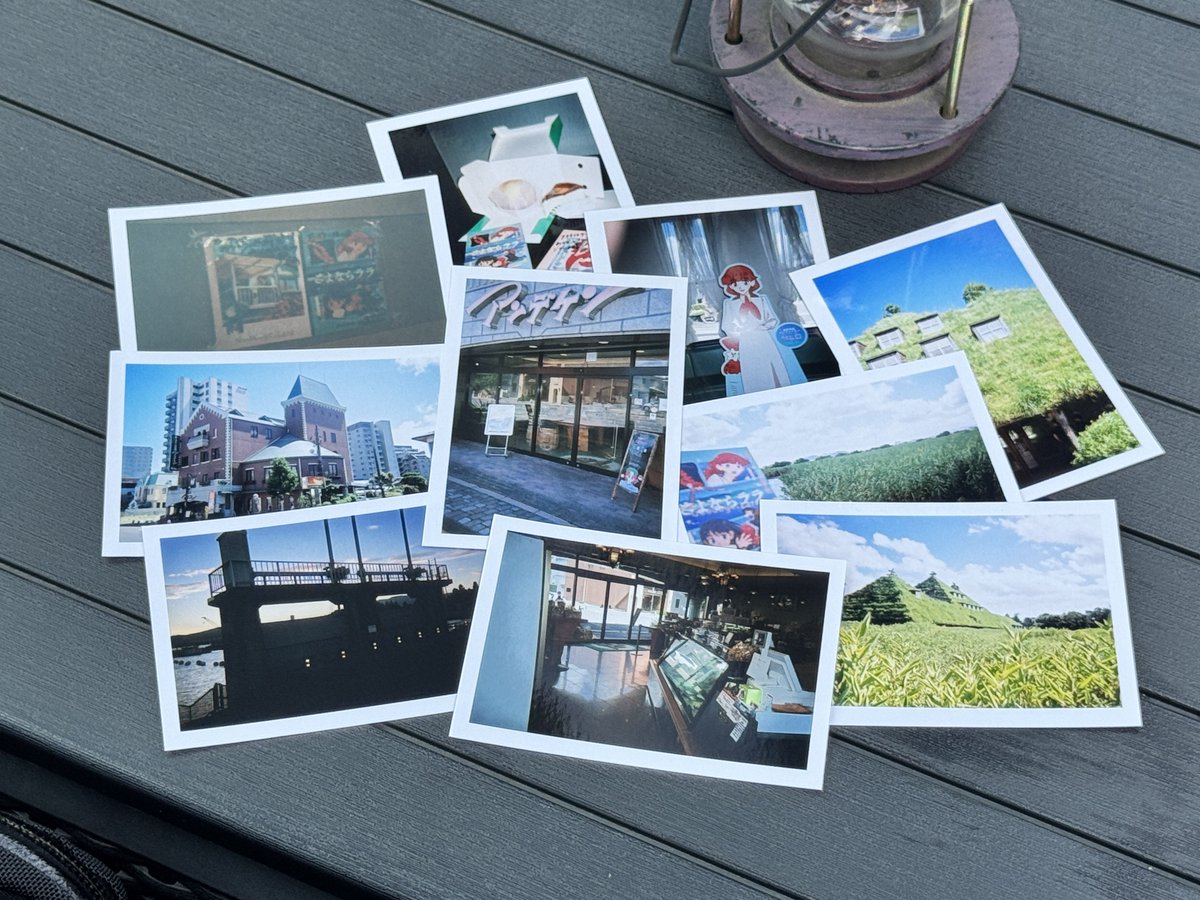 mayotanu's tweet photo. 写ルンですの写真を現像してもらいました📷
本当に失敗する！でも本当に大事なものはフラッシュON/OFF両方撮るようにしていたので、悲しいことにはなりませんでした✨
印刷はフチつきにすると少し再現度が上がりますね
#さよララ滋賀めぐり https://t.co/eQMYfR5IIh
