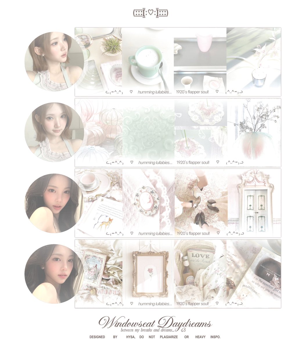 whim2ie's tweet photo. Please spread the news by reposting this post, thank you! 🕊

Bringing out these dreamy layouts featuring Jiwoo, Ian, Carmen &amp; Yuha. All of the layouts can be yours with only 7k per each. #zonauang https://t.co/TJryZL2DFx