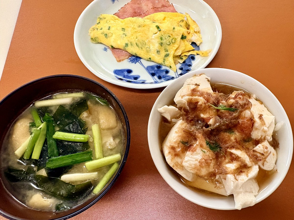 kanozo's tweet photo. 昨日の残った出汁を、豆腐をのせたご飯にかけて夏の冷やし茶漬け。
母作の謎の卵焼きと共に。😸 https://t.co/sHIHcnz1Hc