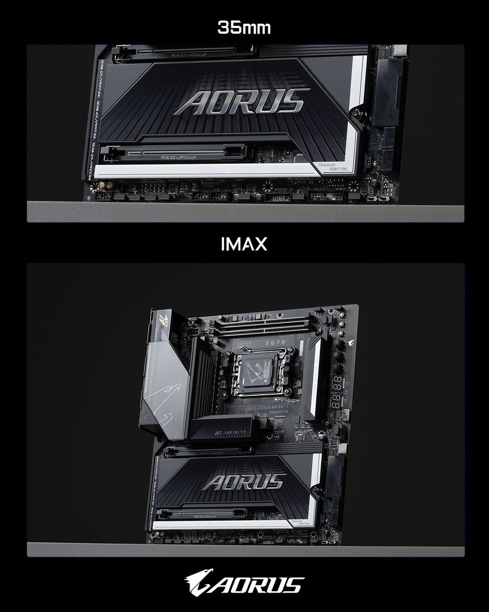 AORUS_NA's tweet photo. As Nolan intended 👌🏻

#AORUS #GIGABYTE40INFINITY  #pcbuild #TheOdyssey  #OdysseyMovie https://t.co/Kttr8SK2bG