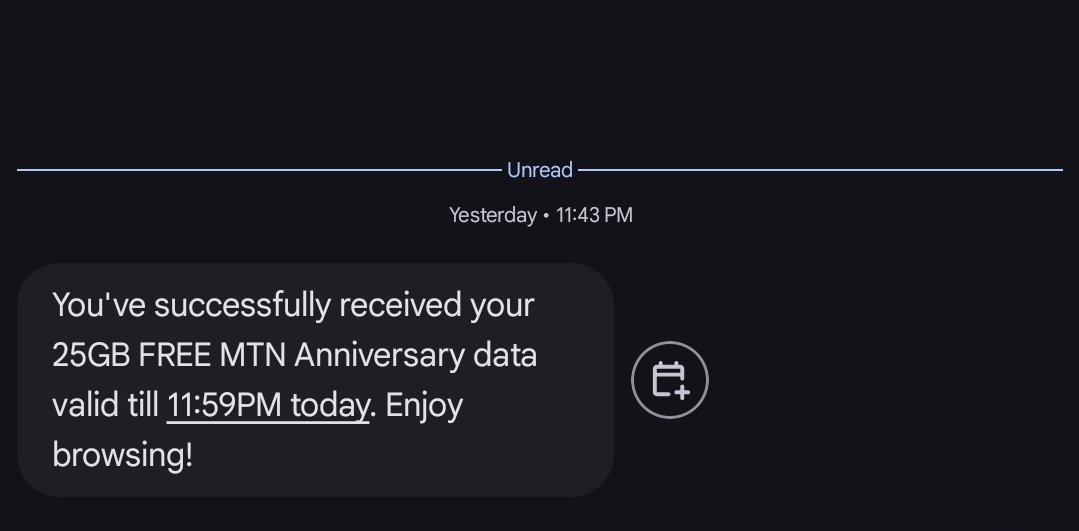 justRabson's tweet photo. @DanielRegha @MTNNG Imagine, just look at the time I was given the data. https://t.co/HnXMSQqUim