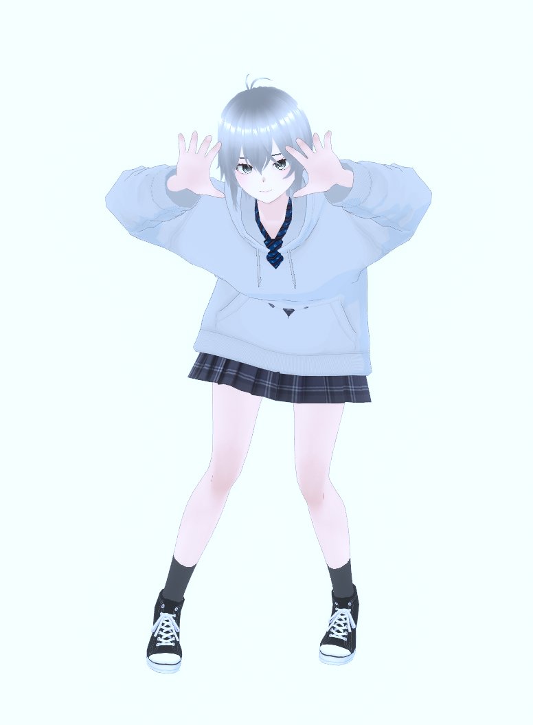 Pusemit's tweet photo. 玩了玩vroid https://t.co/nq4T71hPvC
