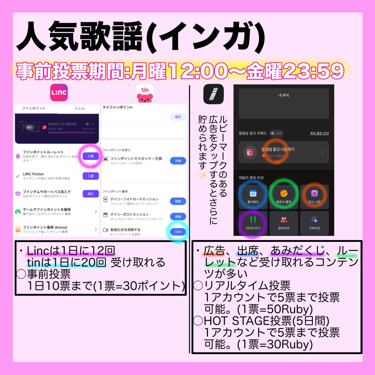 _MADEIN_maby's tweet photo. 1アカウントでの投票上限があるからこそ充分に貯めて、上限で投票できるように準備しましょう✊

#마시로 #マシロ #MASHIRO
#HOTLINE #MADEIN https://t.co/UCPROZUAyA
