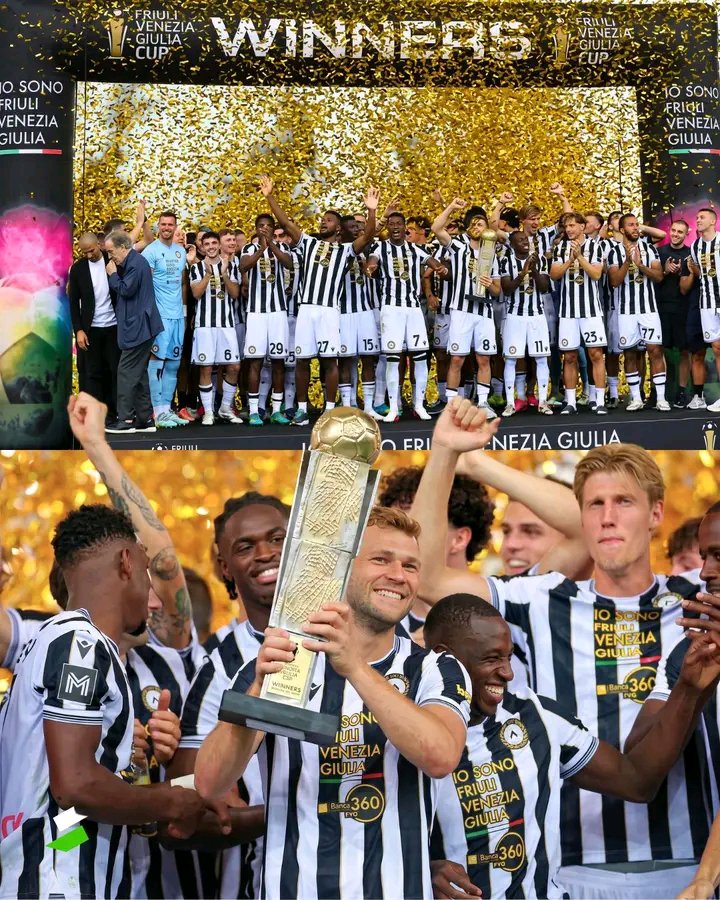 EuroFootball_HQ's tweet photo. ⭐ NEW ⭐
📍What a thrilling format for the Friuli Venezia Giulia Cup! 🏆 Short, high-intensity matches make for an incredible pre-season spectacle.
🔹Huge congratulations to Udinese for clinching the 2026 title! ⚪️⚫️💪⚽️🇮🇹
#FVGCup #Udinese https://t.co/HdeJTBuRZT