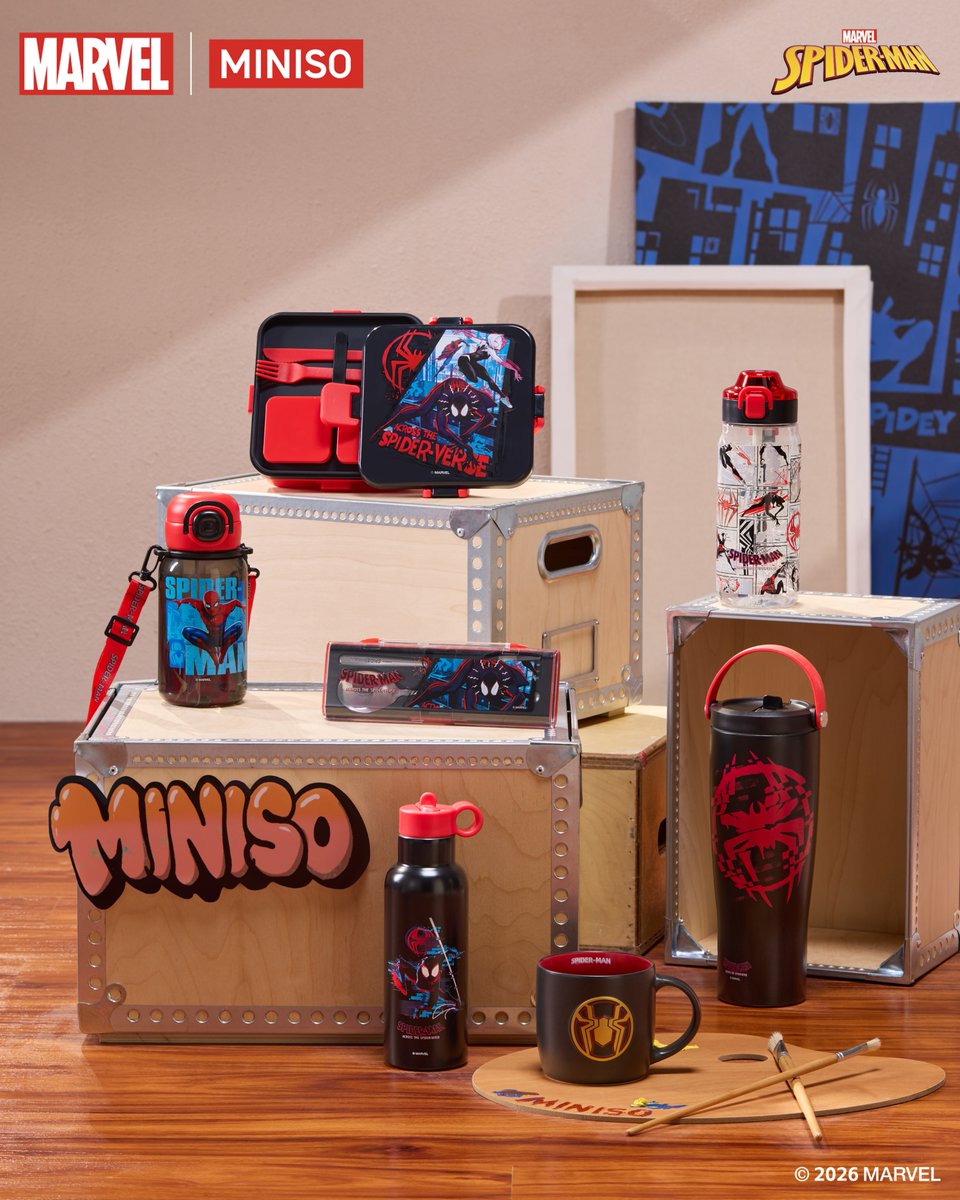 AltabrisaMerida's tweet photo. Tu día necesita un poco más de poder arácnido. 🕷️🕸️

Descubre los productos de Spider-Man en MINISO México y lleva a tu héroe favorito a todas partes. ❤️💙

#MinisoMéxico #NoSabíaQueLoNecesitaba

*Sujeto a disponibilidad en tien https://t.co/xR5dtky1IA