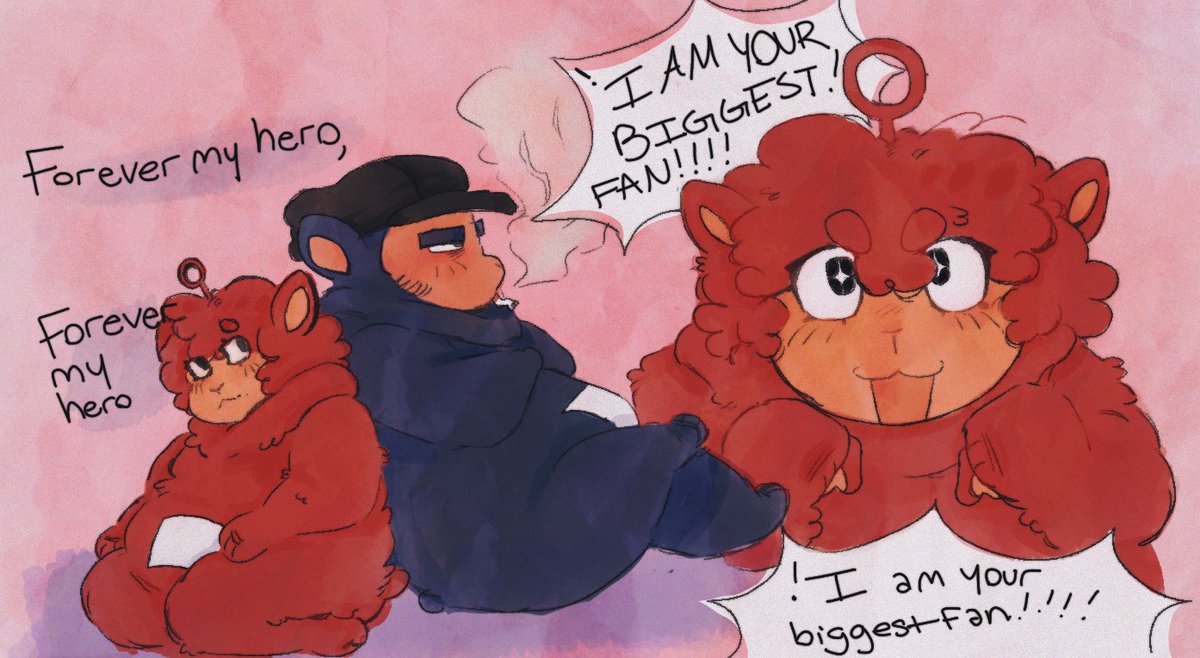 thegooberry's tweet photo. not a particular meaning behind this i just really wanted to draw po and ron https://t.co/mmGcSQzQjW