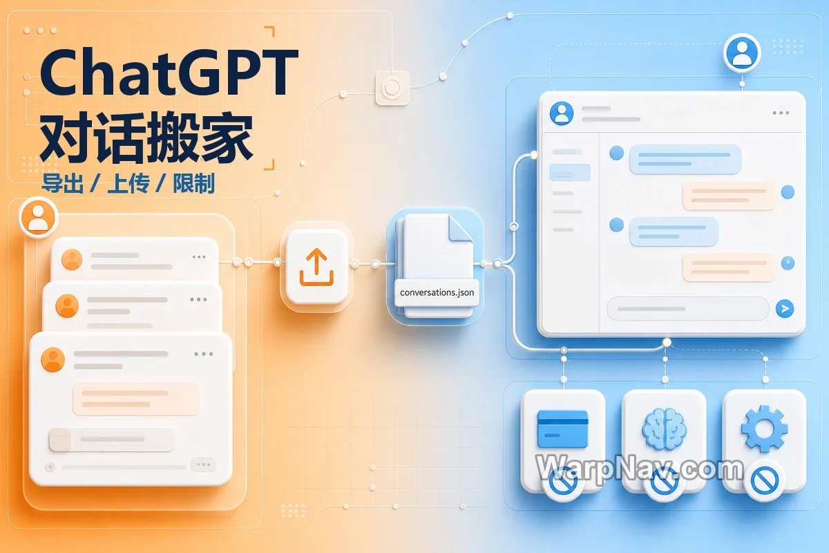 MiniPotSatomi's tweet photo. ChatGPT 聊天记录怎么迁移到另一个账号： #ChatGPT #Codex

哪些可以迁移？
 - 官方导出步骤与不能恢复的内容
 - 旧对话文本 - 原聊天列表与分组
 - 记忆、设置、自定义指令
 - 自建 GPT、上传文件
https://t.co/DJyd8QsrX5 https://t.co/TzaVsLdGqX