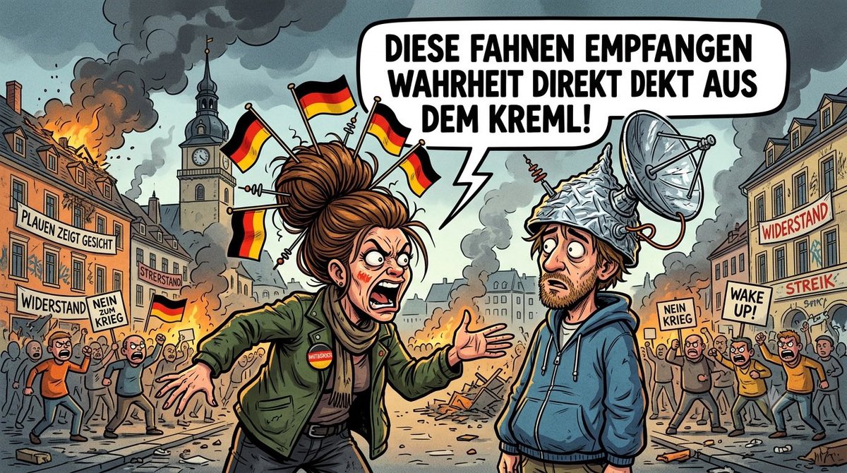 herbstzeit2018's tweet photo. @MarcSchinzel Verschwörungswahn: Sucht nach geheimen Strippenziehern, ignoriert Fakten, bedient (oft antisemitische) Chiffren und teilt ungeprüfte Behauptungen, weil sie ins eigene Weltbild passen (sei es beim AfD-„Grundfunk“ oder im Fall Restle). https://t.co/YetO7ct2aS