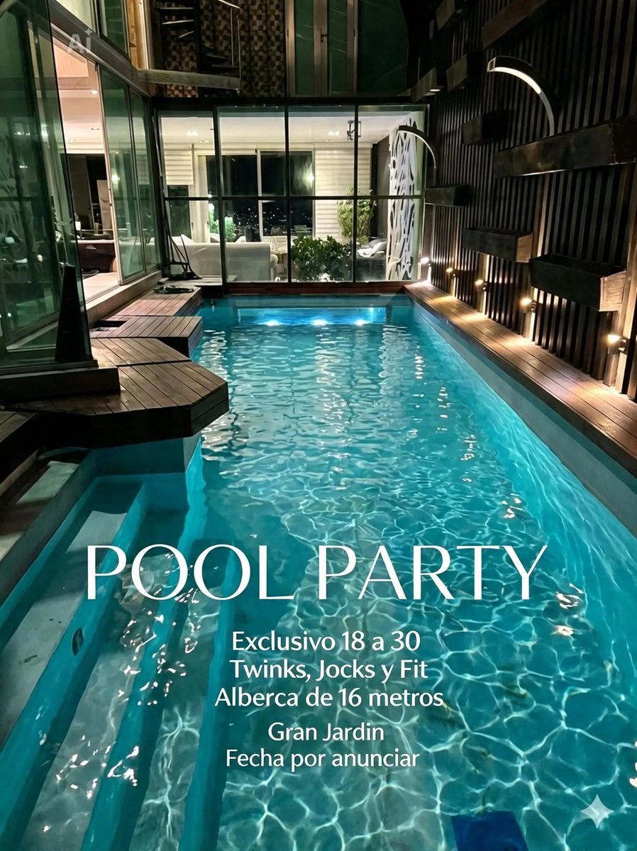 freddieregio's tweet photo. ¡Atención: León, Guanajuato!
Pool party exclusivo en Gran Jardin. Solo Twinks, Jocks y Chicos Ricos. Traje de baño opcional.
#Drinks #Twinks #Papis #Exclusivo
Fecha por anunciar. Para más información, por favor de enviar mensaje privado. https://t.co/wd5HMcEtJ2