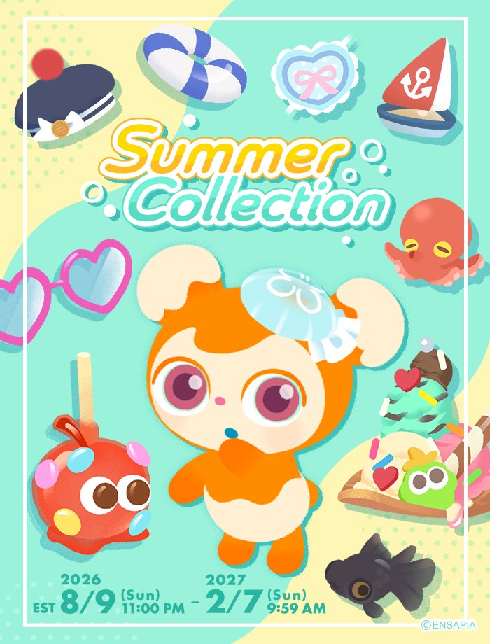 livlyisland_en's tweet photo. Here’s a preview of the #Summer_Collection set releasing on EST 8/9 (Sun) 11:00 PM✨
Upgrade your livlies' style this summer🍦☀️
Stay tuned🐙
#LivlyIsland
#Livly https://t.co/RFyagynLEO
