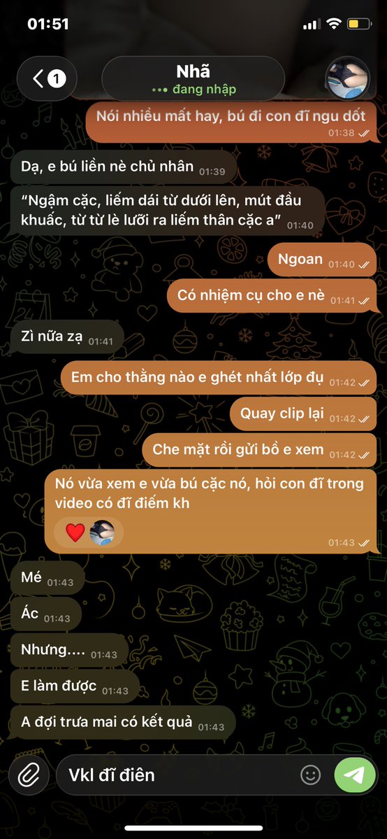 ducchanrau111's tweet photo. Nhiệm vụ này ok k kkk. Con đĩ nào muốn nhiệm vụ thế này ib a nhé https://t.co/8yRDaayBG3