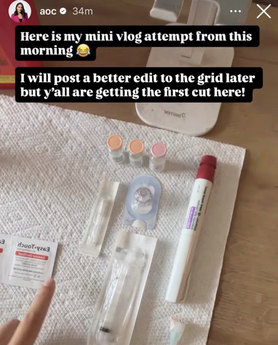 PollTracker2024's tweet photo. Rep. Alexandria Ocasio-Cortez (D-NY) says she has decided to freeze her eggs. https://t.co/6LbC40LaUt