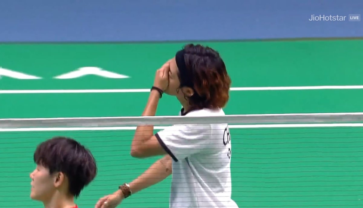 Anmolkakkar27's tweet photo. ASHMITA CHALIHA IS THE KOREA MASTERS CHAMPION 🏆 

Ashmita upsets Han Qian Xi 🇨🇳 14-21, 21-14, 21-14 to win her first world tour title of the carrer. 

What a performance by Ashmita 💙❤️ 

5th title for India this year https://t.co/AfurDfGhzx