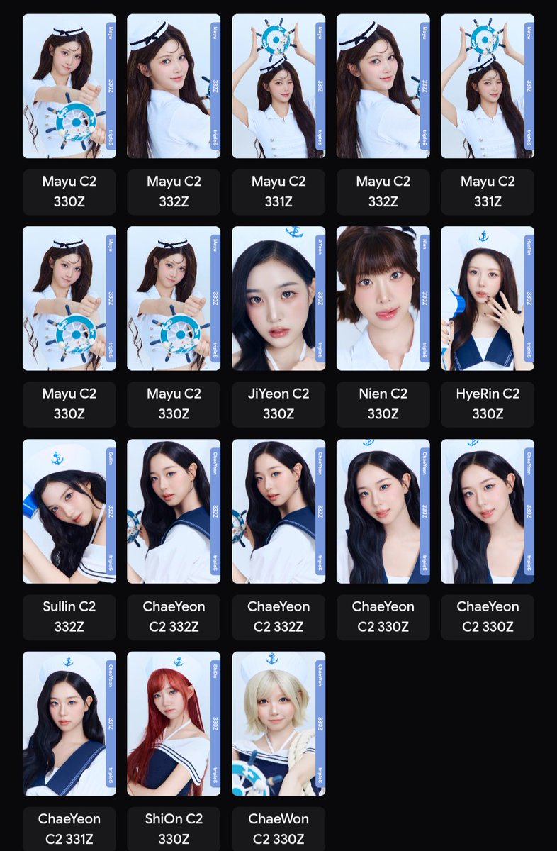 YEONY00Z's tweet photo. TRIPLES SUMMER DCO GA
3 winners will receive a full mayu or chaeyeon 330-332 set
5 other winners will receieve one random dco
💚 like, rt &amp; follow
💚 comment your id to enter !
ends 7pm KST tmrw https://t.co/AXkrdf7bVB