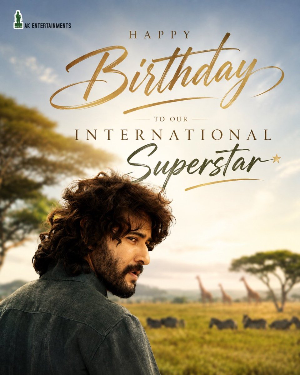 AKentsOfficial's tweet photo. Happy Birthday to our International Superstar @UrsTrulyMahesh! ❤️🌎

Here’s to bigger milestones, greater heights &amp; global glory ✨

 #HBDSuperStarMahesh https://t.co/vdzhOifuVJ