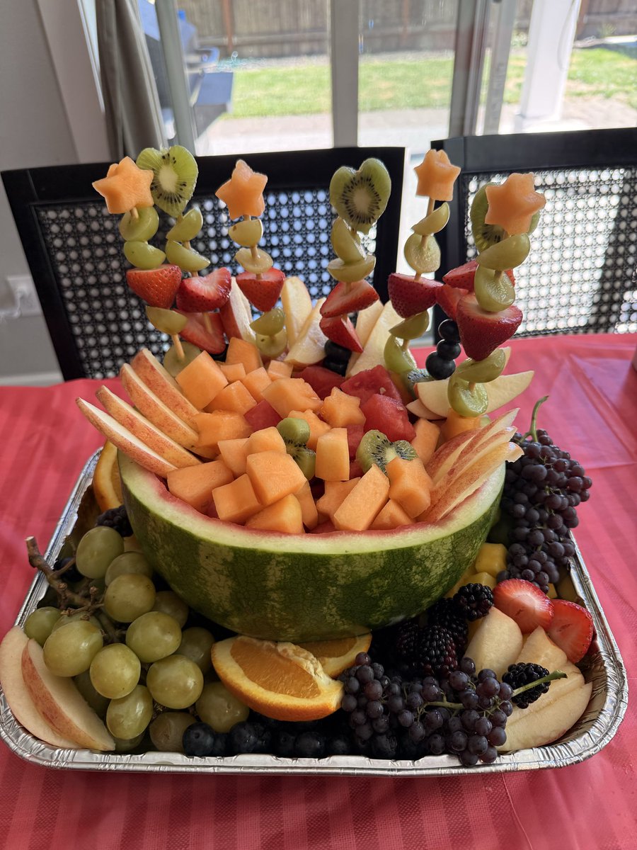 kcaldigitaldoll's tweet photo. i made a fruit tray and dessert for my friends fnaf themed party 🦊🏴‍☠️ https://t.co/5hhfCJBJ2K