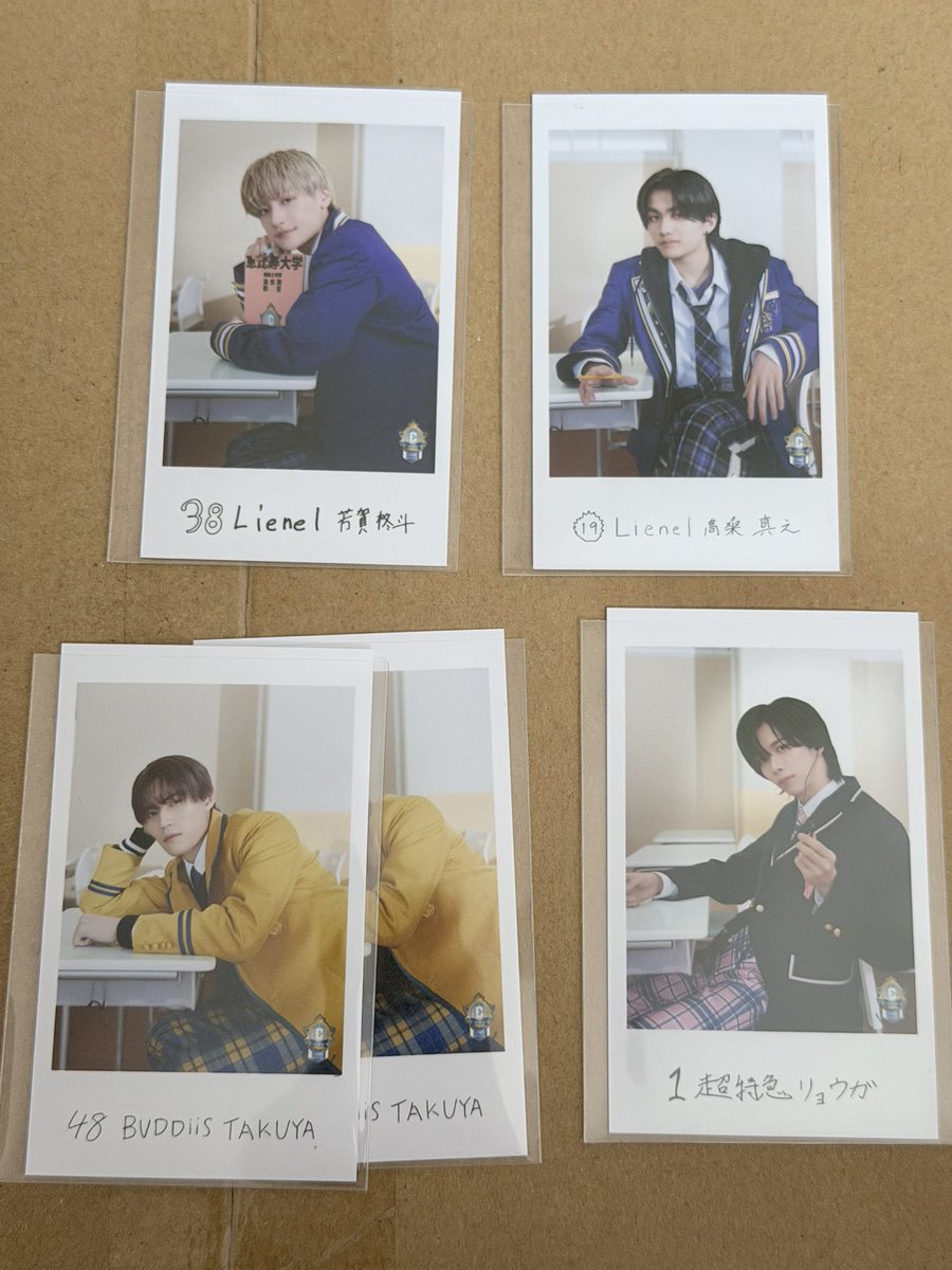 aad5qv's tweet photo. EBiDAN THE LIVE 2026 エビライ 交換 ミニフォト

【譲】リョウガ、シューヤ、佐野勇斗、志村玲於、ジャン、田中洸希、REI、TETTA、MORRIE、TAKUYA、中村旺太郎、阿久根温世、高桑真之、近藤駿太、芳賀柊斗

【求】タクヤ、田中雅功、タカシ(後左)＞買取

8/9 Kアリ、8/16エビライまたは都内手渡し優先 https://t.co/0ADymGicnx