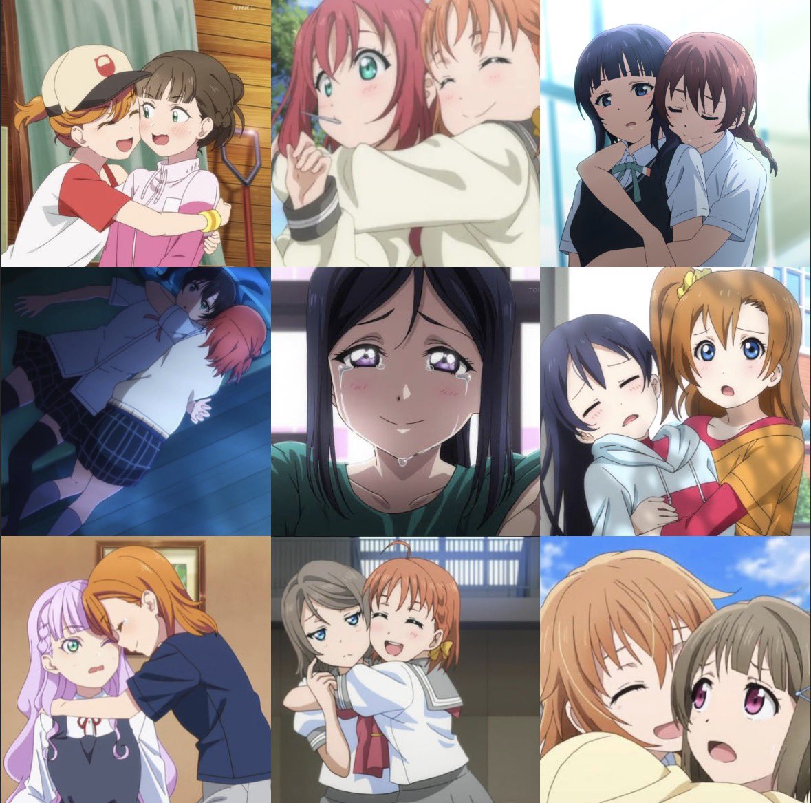 you_yousoro417's tweet photo. ラブライブの歴史はハグの歴史
 #ハグの日 https://t.co/uCj5GI9F33
