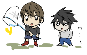lmnwep7's tweet photo. 絵チャしてた　楽しかった　#DEATHNOTE #デスノート https://t.co/4EiaDKbqBF