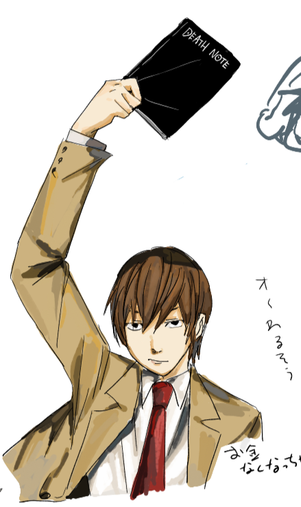 lmnwep7's tweet photo. 絵チャしてた　楽しかった　#DEATHNOTE #デスノート https://t.co/4EiaDKbqBF