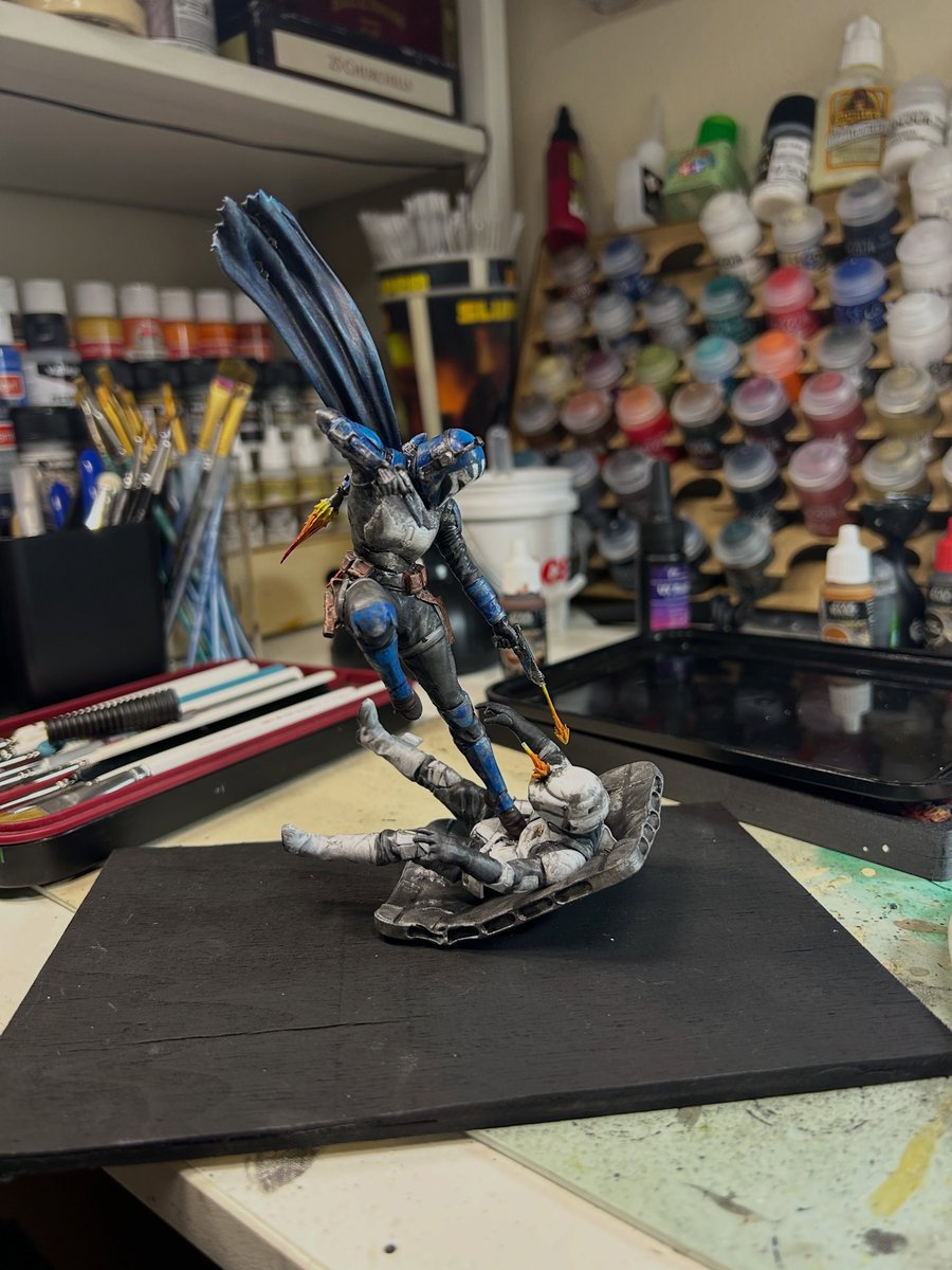Gambody_com's tweet photo. #BoKatan never was one for standing still. McGuire Studio put serious time into painting this 3D printed diorama, capturing her mid-attack in battle-worn Mandalorian armor.
Explore the #STLfiles on Gambody: https://t.co/5IGwsh862t #3DPrinting https://t.co/dwvNj2Vcj3