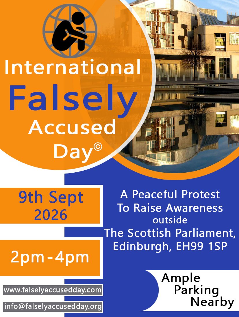 Lyn9SA's tweet photo. 🔶️ONE MONTH TO GO!  International Falsely Accused Day is almost here – the day we stand up for EVERY person who’s been wrongly accused
🔷️Get ready
🔶️Get loud
🔷️Let’s make 9th September count! @Elsie2127
@Stop__The__Lies
@Lorobawa @dadmatters_uk @CampaignerJean @PapiCaminando @wthiro2