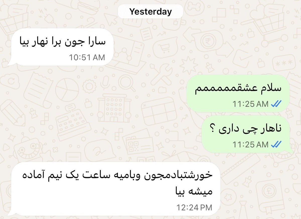 bimeyaar's tweet photo. تقریبا من باعث شدم همه ی خانواده م بیان تهران
با اومدن من به تهران کل خانواده و فامیل اومدن
آخرین نفری که توی خونه ش جاگیر شد مادربزرگم بود
تقریبا ۲ هفته ست خونه ش ‌ چیده و هر روز به من زنگ میزنه که ناهار برم پیشش و تقریبا هر روز پیششم
⬇️ https://t.co/mT0ZRYRdPB