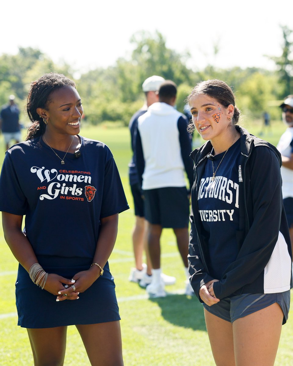 ChicagoBears's tweet photo. The future of flag football is bright 🤩 https://t.co/I8yVK77qQt