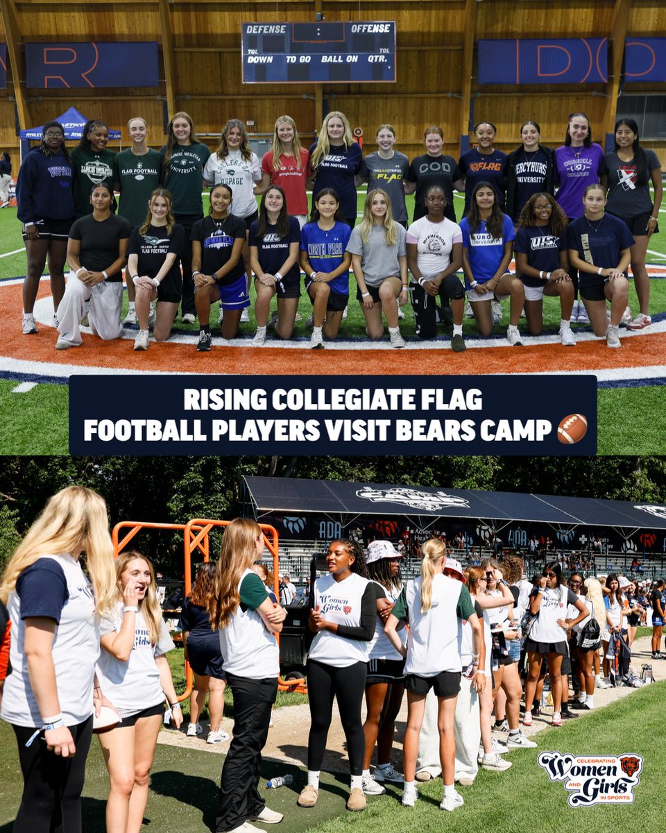 ChicagoBears's tweet photo. The future of flag football is bright 🤩 https://t.co/I8yVK77qQt