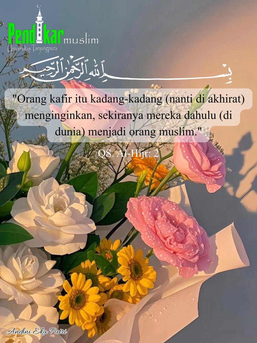 AndiniEkPtr's tweet photo. Bismillahirrahmanirrahim
Assalamu'alaikum warahmatullahi wabarakatuh✨🙏🏻

#Pendikar 
#Pancasila 
#UNTAN 
#PendikarPancasilaUNTAN https://t.co/VLC4fFQHO5