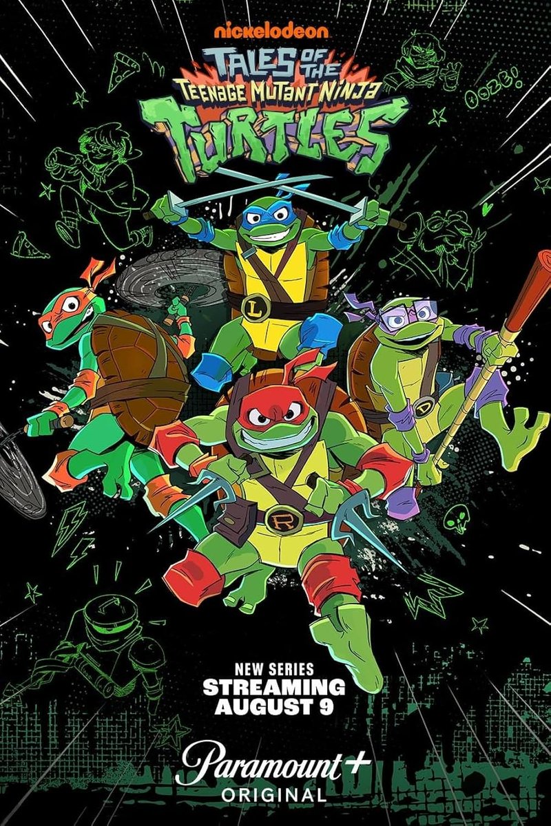 Cartoonhistory2's tweet photo. 2 years ago today, ‘Tales of the Teenage Mutant Ninja Turtles’ released on Paramount+ . https://t.co/Y48ETXi9TY