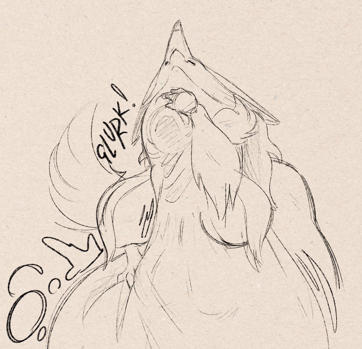 Rararazzbian's tweet photo. Happy Vore Day! [1/2]

With a heavy gulp, the Delphox slips Razz down, licking his face the whole way as it slides past. And with a heavy PLUNK, he slips into the taut, gurgling gut of the satisfied Phox, with nobody in sight to help, it doesn't look good for these poor folks. https://t.co/dEeTj0ZxPb