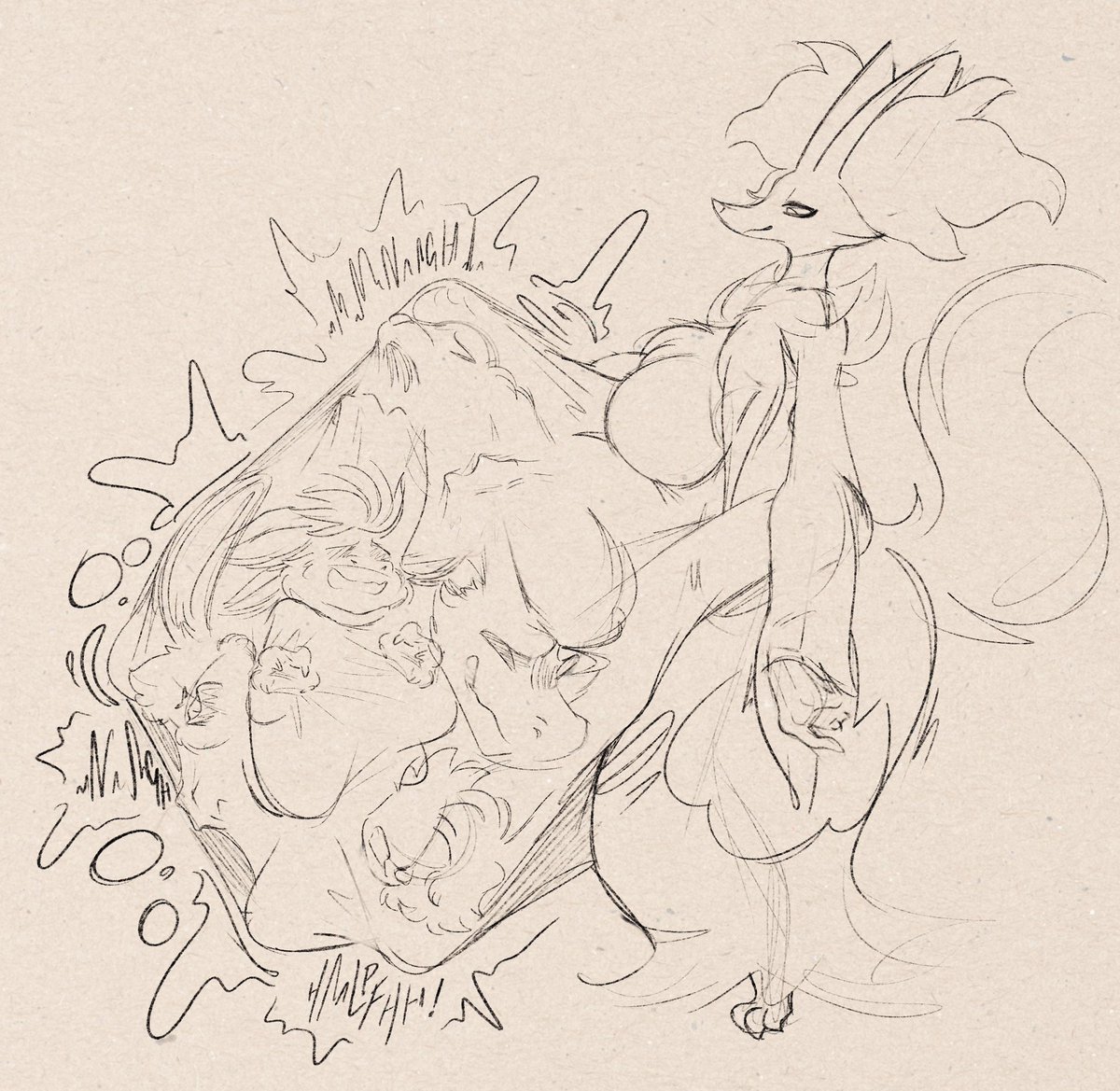 Rararazzbian's tweet photo. Happy Vore Day! [1/2]

With a heavy gulp, the Delphox slips Razz down, licking his face the whole way as it slides past. And with a heavy PLUNK, he slips into the taut, gurgling gut of the satisfied Phox, with nobody in sight to help, it doesn't look good for these poor folks. https://t.co/dEeTj0ZxPb