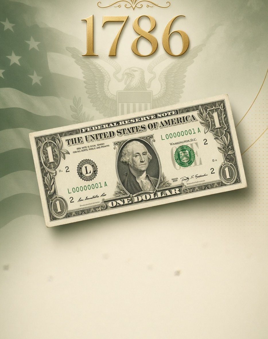 Madison22258's tweet photo. Happy National Dollar Day!
On this day in 1786, the Continental Congress officially established the U.S. dollar as the nation’s unit of currency.
240 years later… still the world’s reserve currency.
#NationalDollarDay #USD https://t.co/hXhGyPAUx2