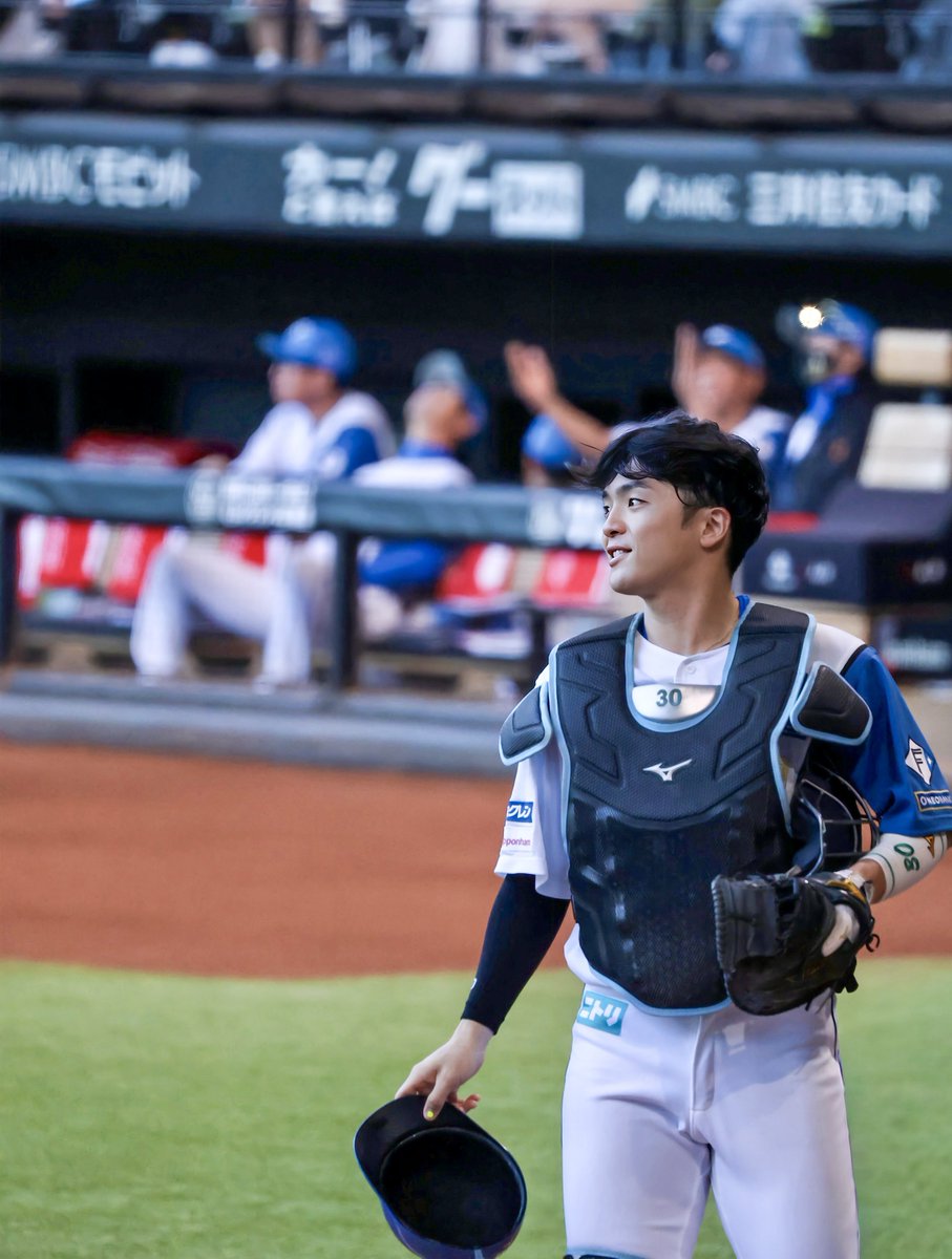 chieri_fighters's tweet photo. モーニン郡司☀️

捕手郡司はいいぞぉおおお！！！
（2025捕手郡司）

 #モーニン郡司  #郡司裕也 https://t.co/YtU3pTq28P