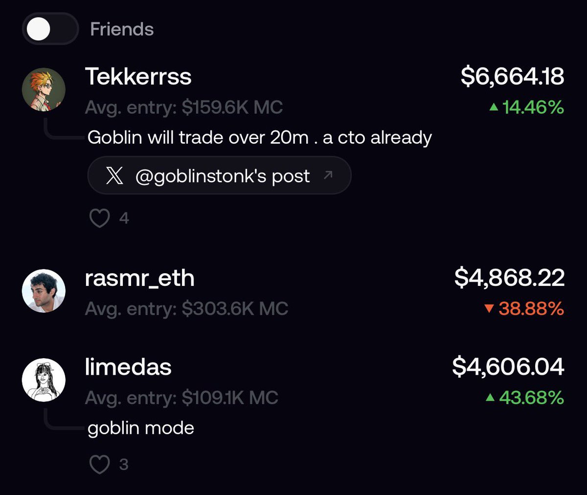 goblinstonk's tweet photo. @rasmr_eth next coin to take you to 1M you are already holding!

https://t.co/yvzhqO488I https://t.co/eMSGLueve5