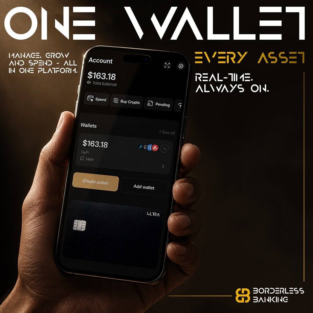 BBankingcapital's tweet photo. One wallet. Every asset. Full control from one place.
https://t.co/j9gsyY3kAW
#BorderlessBanking #BBanking #ManageSwapPay #DigitalBanking #Fintech #Payments #GlobalPayments #DigitalAssets #FinancialInnovation #AssetManagement #BorderlessFinance https://t.co/uNMLkqcvaw