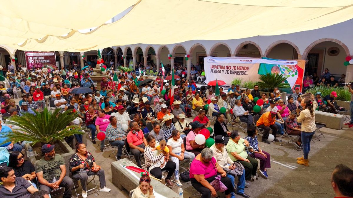 A_MontielR's tweet photo. La Transformación se fortalece con un pueblo informado, organizado y consciente de la importancia de defender lo que hemos construido juntas y juntos. 🇲🇽

#PorLaDefensaDeLaSoberanía
#HumanismoMexicano
#PrimeroLosPobres https://t.co/2uUwziPYL5