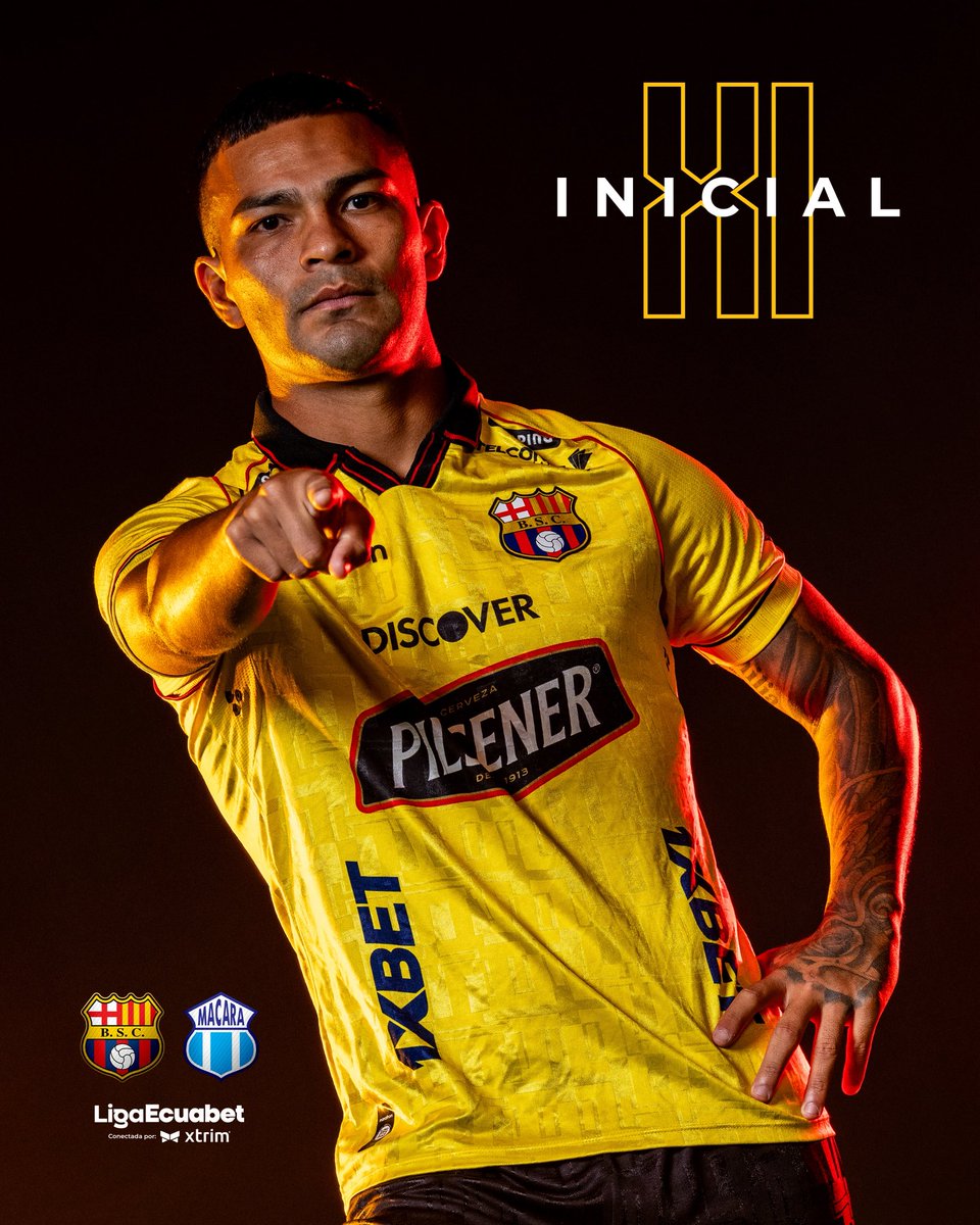 BarcelonaSC's tweet photo. XI para esta noche. 📋⚽️
¡DALE BARCELONA! 🔥

#BarcelonaMiPasión
#LigaEcuabet https://t.co/uIYWCTTB6n