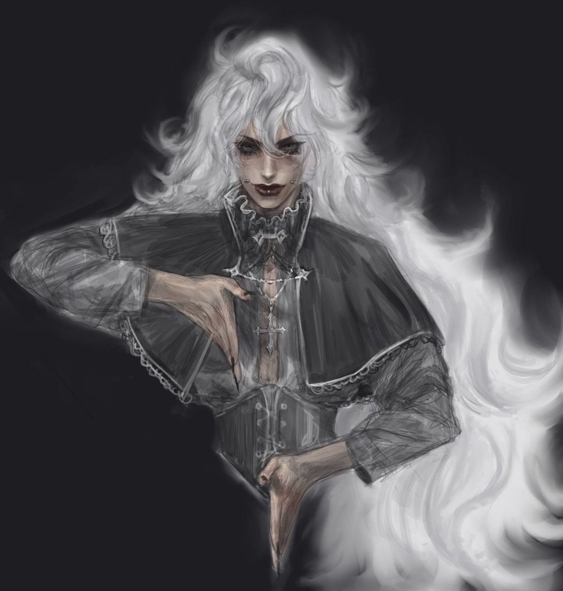 atroephy's tweet photo. Unearthed and did a quick paintover of this thing from 2022 https://t.co/8UJwvukMoa